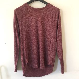 Hollister Heathered High low Tee Sz Medium